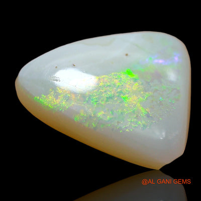 Natural Untreated Fire Opal Loose Gemstone Trillion Cabochon From Australia 3.00 Cts 12x11x3 mm AD-510
