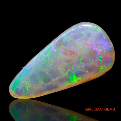 2.00 Cts Natural Australian Fire Opal Loose Gemstone Fancy Cabochon 15x7x3 mm AD-512