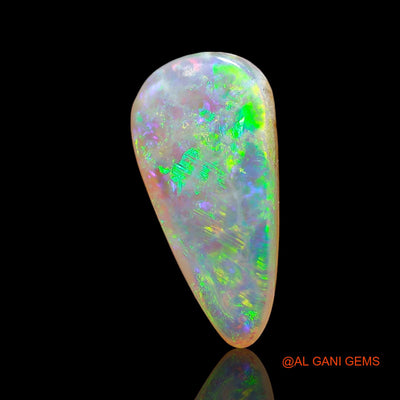 2.00 Cts Natural Australian Fire Opal Loose Gemstone Fancy Cabochon 15x7x3 mm AD-512
