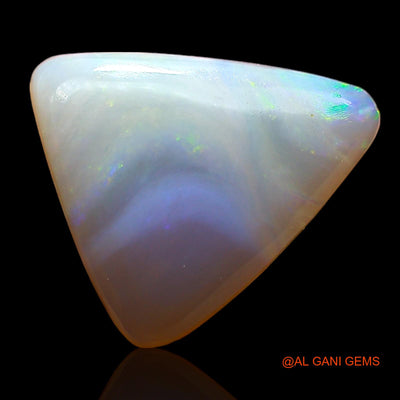 2.00 Cts Natural Australian Fire Opal Loose Gemstone Trillion Cabochon 12x11x3 mm AD-514