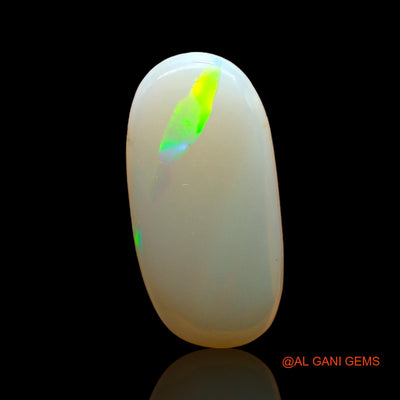 Natural Fire Opal Gemstone 2.00 Cts Loose Oval Cabochon From Australia 16x8x3 mm AD-515