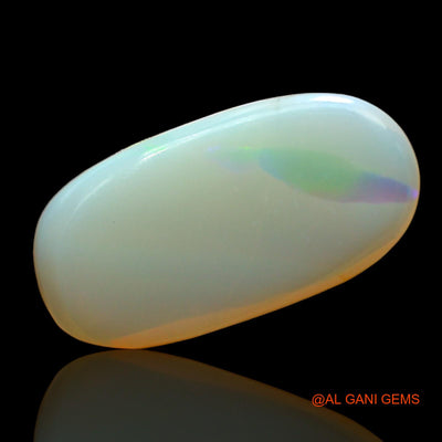 Natural Fire Opal Gemstone 2.00 Cts Loose Oval Cabochon From Australia 16x8x3 mm AD-515