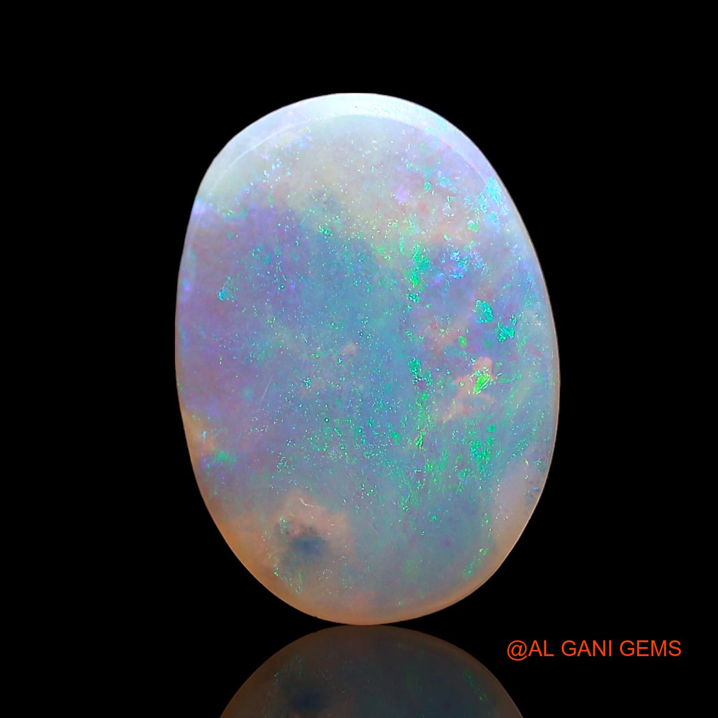 Natural Untreated Fire Opal Loose Gemstone Oval Cabochon From Australia 2.00 Cts 13x9x2 mm AD-517