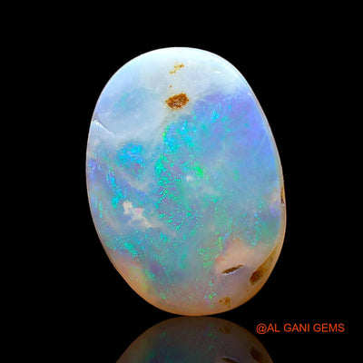 Natural Untreated Fire Opal Loose Gemstone Oval Cabochon From Australia 2.00 Cts 13x9x2 mm AD-517