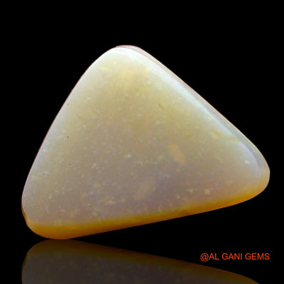 3.00 Cts Natural Australian Fire Opal Loose Gemstone Trillion Cabochon 11x9x5 mm AD-518
