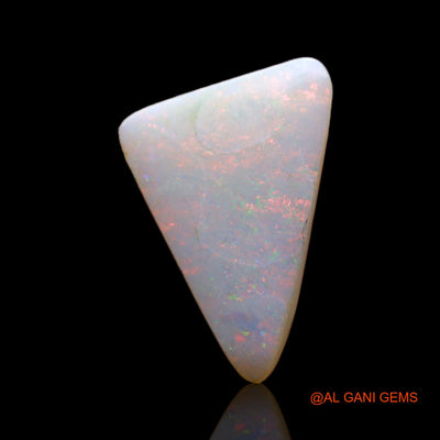 Natural Untreated Fire Opal Loose Gemstone Trillion Cabochon From Australia 2.00 Cts 16x10x2 mm AD-51