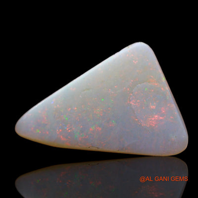 Natural Untreated Fire Opal Loose Gemstone Trillion Cabochon From Australia 2.00 Cts 16x10x2 mm AD-51