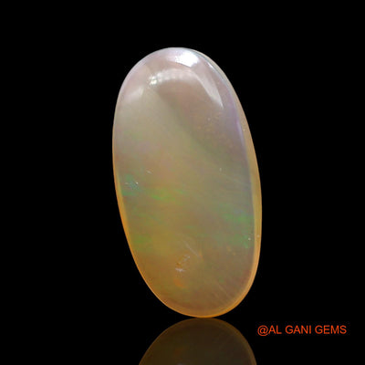 Natural Untreated Fire Opal Loose Gemstone Oval Cabochon From Australia 3.00 Cts 15x8x3 mm AD-521