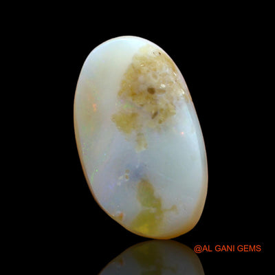 3.00 Cts Natural Australian Fire Opal Loose Gemstone Oval Cabochon 14x8x3 mm AD-523
