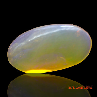3.00 Cts Natural Australian Fire Opal Oval Cabochon Loose Gemstone For Jewelry 15x8x4 mm AD-526