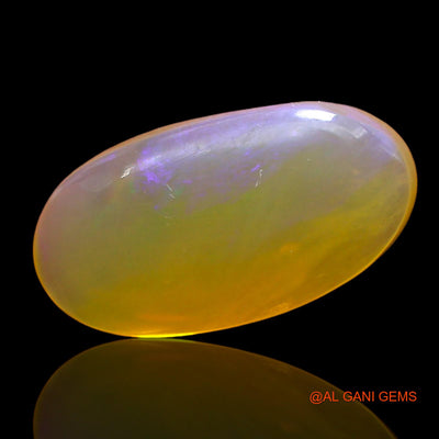 3.00 Cts Natural Australian Fire Opal Oval Cabochon Loose Gemstone For Jewelry 15x8x4 mm AD-526