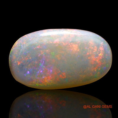 3.00 Cts Natural Australian Fire Opal Loose Gemstone Fancy Cabochon 11x11x3 mm AD-527