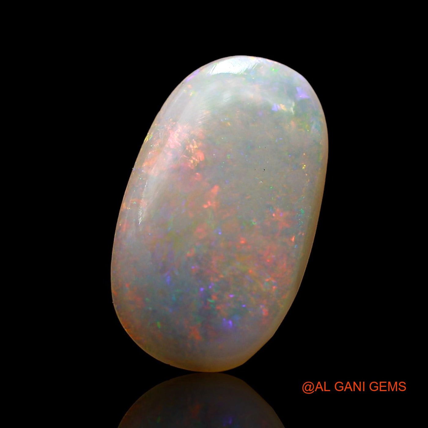 3.00 Cts Natural Australian Fire Opal Loose Gemstone Fancy Cabochon 11x11x3 mm AD-527