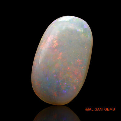 3.00 Cts Natural Australian Fire Opal Loose Gemstone Fancy Cabochon 11x11x3 mm AD-527