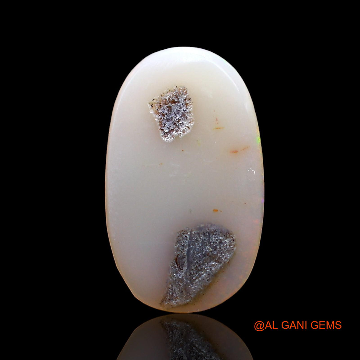 3.00 Cts Natural Australian Fire Opal Loose Gemstone Fancy Cabochon 11x11x3 mm AD-527