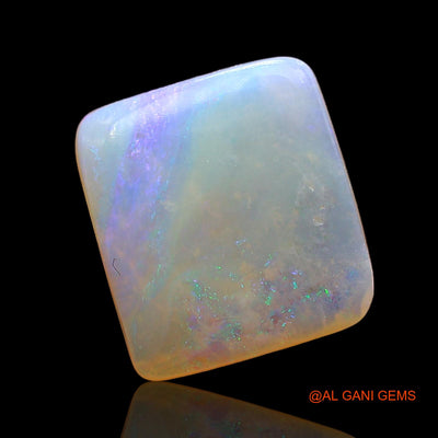 2.00 Cts Natural Australian Fire Opal Square Cabochon Loose Gemstone For Jewelry 11x10x3 mm AD-529