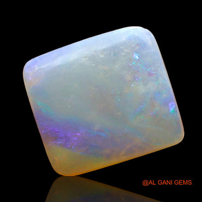 2.00 Cts Natural Australian Fire Opal Square Cabochon Loose Gemstone For Jewelry 11x10x3 mm AD-529