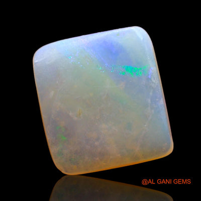 2.00 Cts Natural Australian Fire Opal Square Cabochon Loose Gemstone For Jewelry 11x10x3 mm AD-529