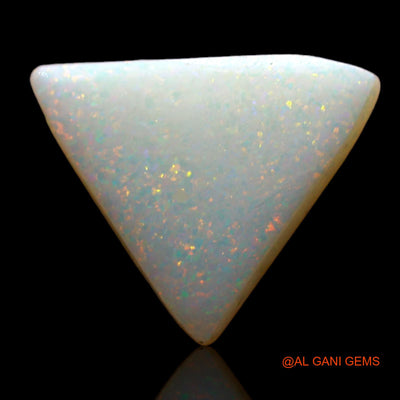 Natural Untreated Fire Opal Loose Gemstone Trillion Cabochon From Australia 2.00 Cts 13x12x3 mm AD-52