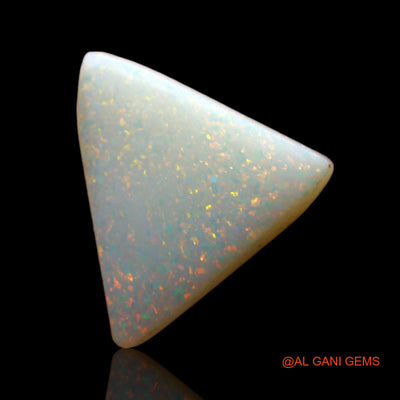 Natural Untreated Fire Opal Loose Gemstone Trillion Cabochon From Australia 2.00 Cts 13x12x3 mm AD-52