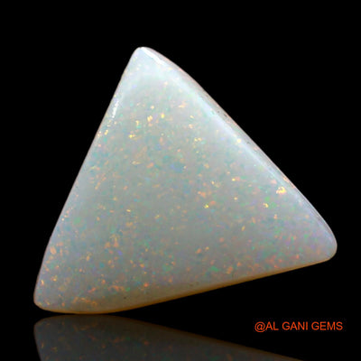 Natural Untreated Fire Opal Loose Gemstone Trillion Cabochon From Australia 2.00 Cts 13x12x3 mm AD-52