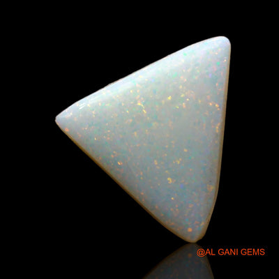 Natural Untreated Fire Opal Loose Gemstone Trillion Cabochon From Australia 2.00 Cts 13x12x3 mm AD-52
