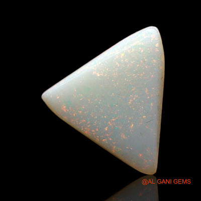 Natural Untreated Fire Opal Loose Gemstone Trillion Cabochon From Australia 2.00 Cts 13x12x3 mm AD-52