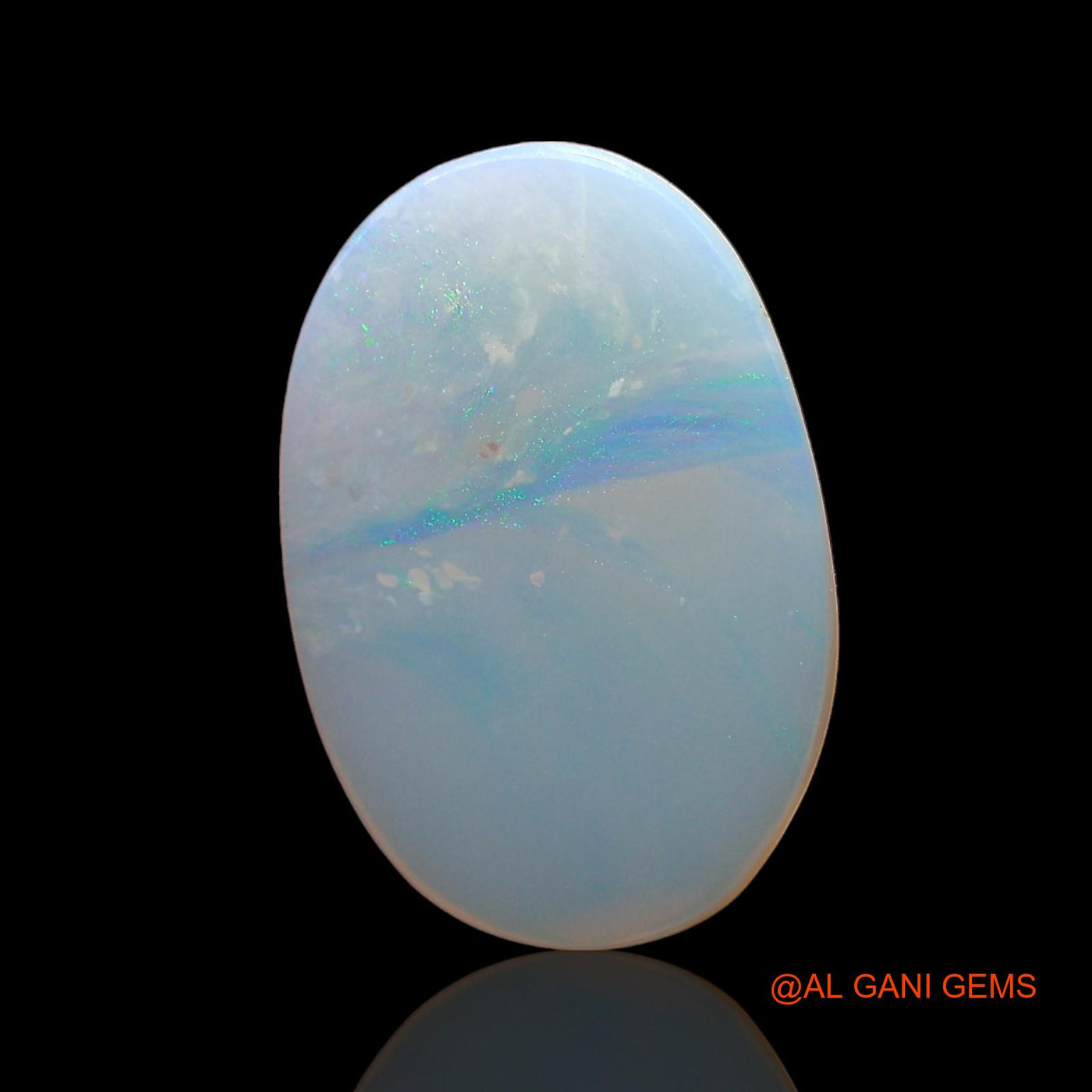 1.00 Cts Natural Australian Opal Loose Gemstone Oval Cabochon 14x9x1 mm AD-530