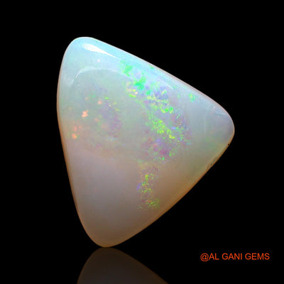 Natural Fire Opal Gemstone 3.00 Cts Loose Trillion Cabochon From Australia 12x10x4 mm AD-531