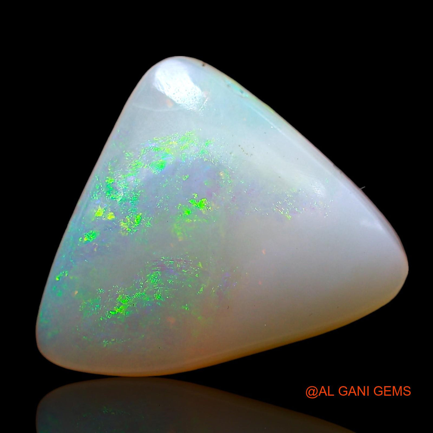 Natural Fire Opal Gemstone 3.00 Cts Loose Trillion Cabochon From Australia 12x10x4 mm AD-531