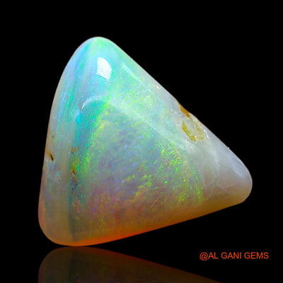 3.00 Cts Natural Australian Fire Opal Loose Gemstone Trillion Cabochon 11x10x4 mm AD-532