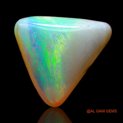 3.00 Cts Natural Australian Fire Opal Loose Gemstone Trillion Cabochon 11x10x4 mm AD-532