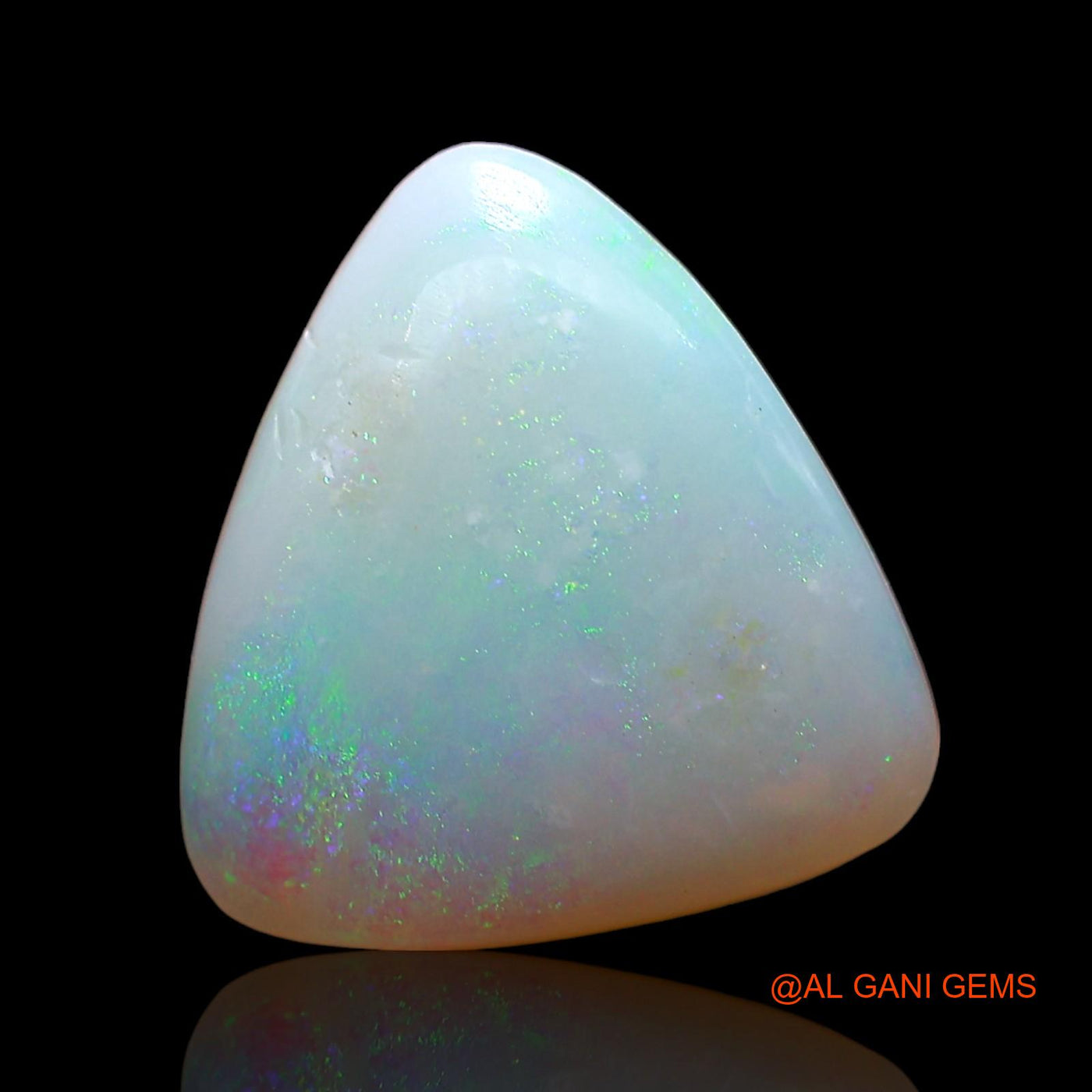 2.00 Cts Natural Australian Fire Opal Trillion Cabochon Loose Gemstone For Jewelry 12x11x3 mm AD-533