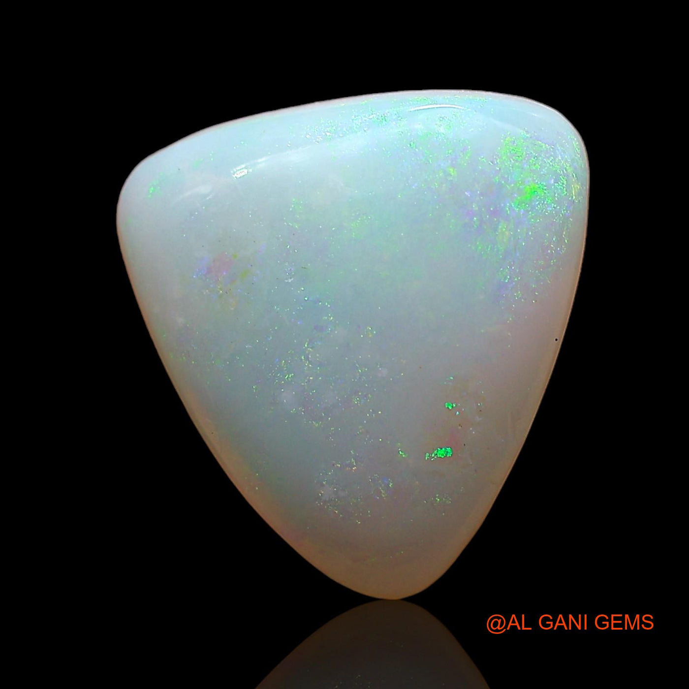 2.00 Cts Natural Australian Fire Opal Trillion Cabochon Loose Gemstone For Jewelry 12x11x3 mm AD-533