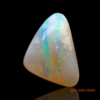 3.00 Cts Natural Australian Fire Opal Trillion Cabochon Loose Gemstone For Jewelry 13x9x4 mm AD-536