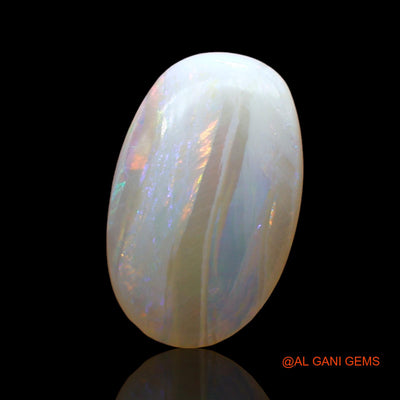 2.00 Cts Unheated Australian Fire Opal Loose Gemstone Oval Cabochon Natural 14x9x2 mm AD-539