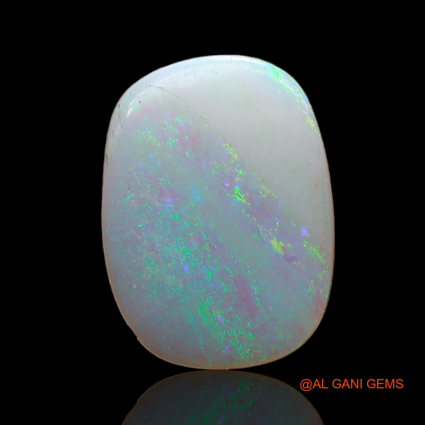 2.00 Cts Natural Australian Fire Opal Loose Gemstone Oval Cabochon 14x10x2 mm AD-53