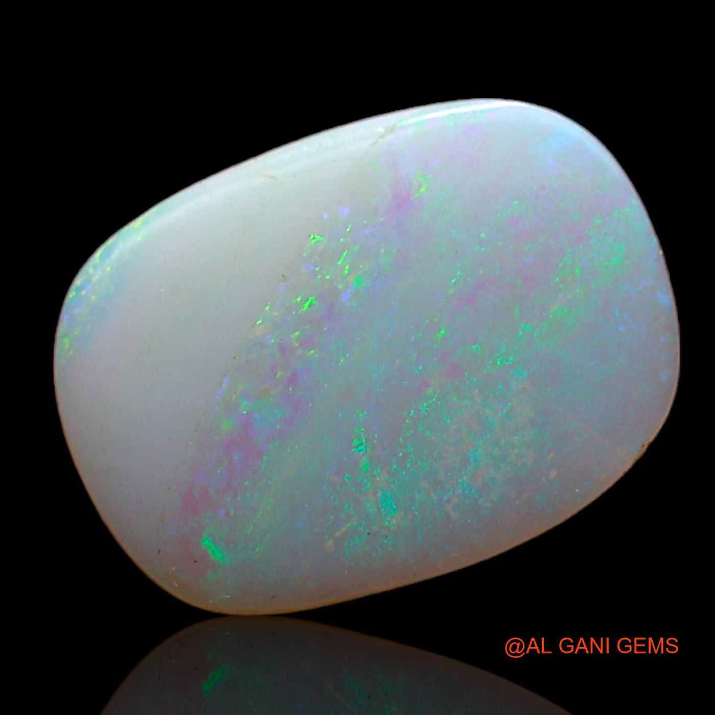 2.00 Cts Natural Australian Fire Opal Loose Gemstone Oval Cabochon 14x10x2 mm AD-53