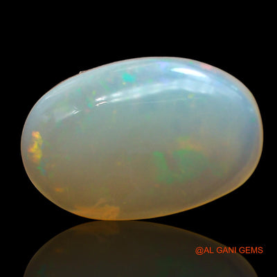 3.00 Cts Natural Australian Fire Opal Oval Cabochon Loose Gemstone For Jewelry 14x9x4 mm AD-541