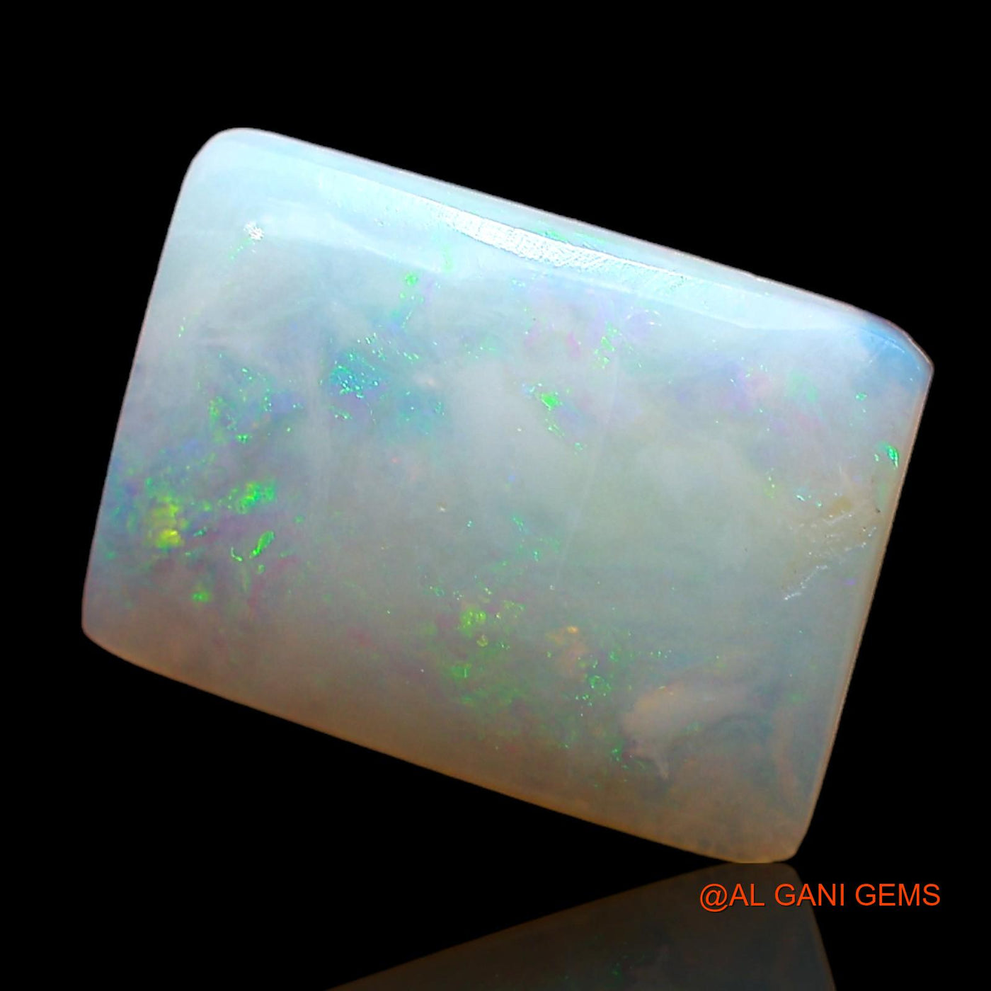 2.00 Cts Unheated Australian Fire Opal Loose Gemstone Square Cabochon Natural 12x9x3 mm AD-544