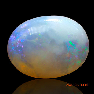 3.00 Cts Natural Australian Fire Opal Oval Cabochon Loose Gemstone For Jewelry 13x10x4 mm AD-545