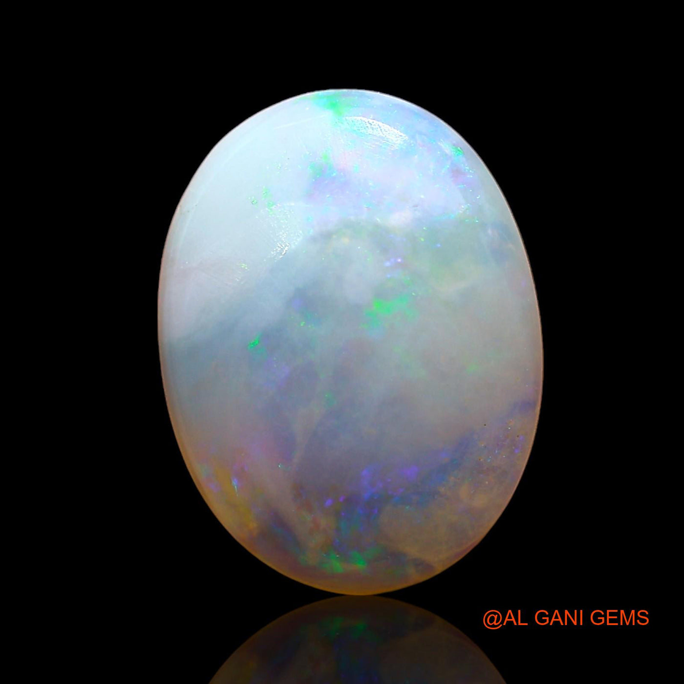 3.00 Cts Natural Australian Fire Opal Oval Cabochon Loose Gemstone For Jewelry 13x10x4 mm AD-545