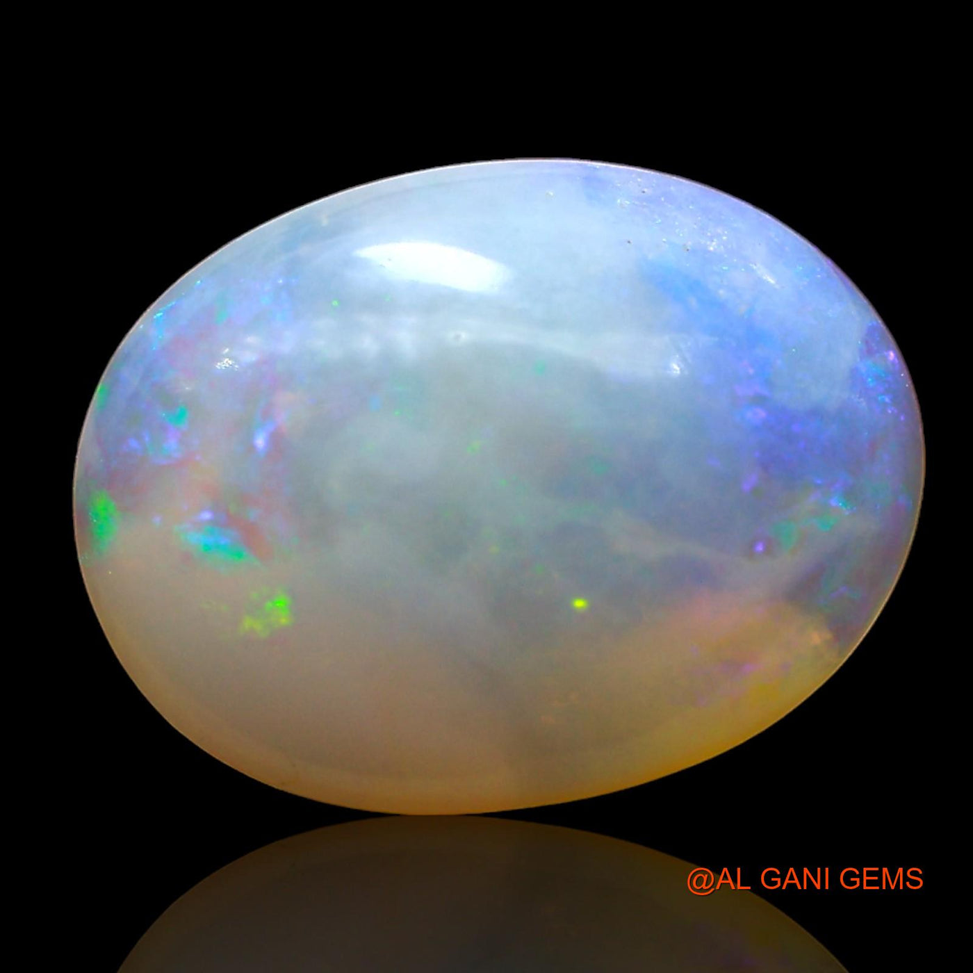 3.00 Cts Natural Australian Fire Opal Oval Cabochon Loose Gemstone For Jewelry 13x10x4 mm AD-545