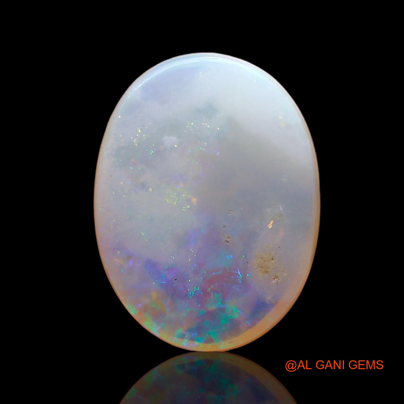 3.00 Cts Natural Australian Fire Opal Oval Cabochon Loose Gemstone For Jewelry 13x10x4 mm AD-545