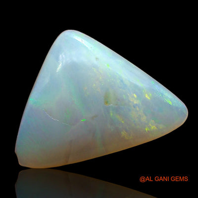Natural Fire Opal Gemstone 2.00 Cts Loose Trillion Cabochon From Australia 12x10x2 mm AD-546