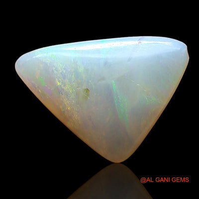Natural Fire Opal Gemstone 2.00 Cts Loose Trillion Cabochon From Australia 12x10x2 mm AD-546
