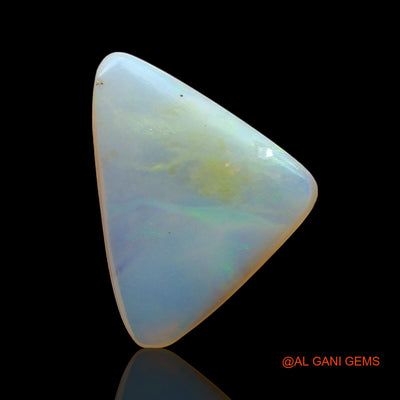 Natural Fire Opal Gemstone 2.00 Cts Loose Trillion Cabochon From Australia 12x10x2 mm AD-546