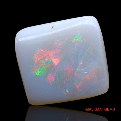 2.00 Cts Natural Australian Fire Opal Loose Gemstone Square Cabochon 11x10x2 mm AD-547
