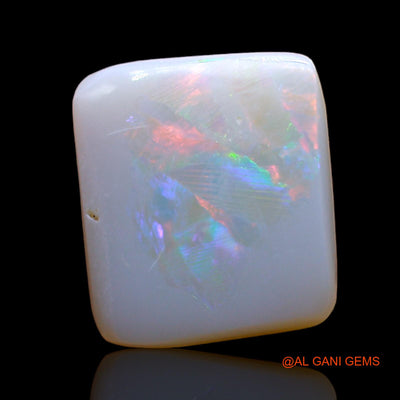 2.00 Cts Natural Australian Fire Opal Loose Gemstone Square Cabochon 11x10x2 mm AD-547