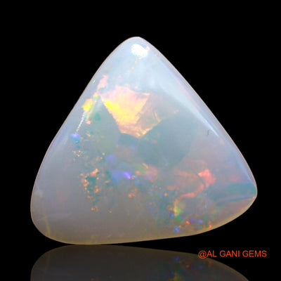 Natural Untreated Fire Opal Loose Gemstone Trillion Cabochon From Australia 2.00 Cts 11x11x3 mm AD-548